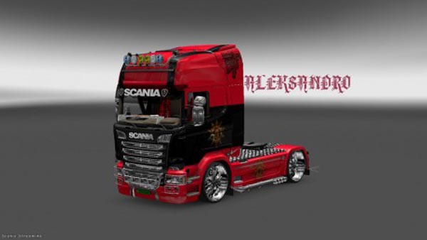 Scania Streamline Manchester United Skin