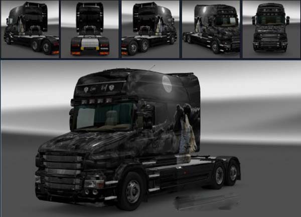 Scania T Lone Wolf Skin