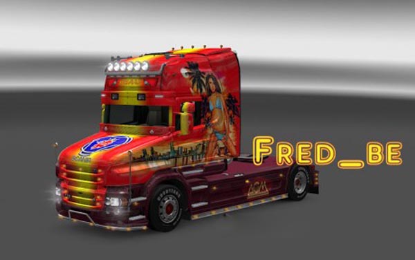 Scania T Transport Beau Skin