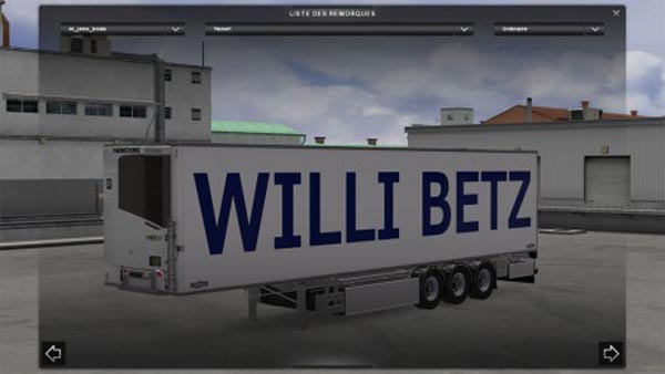 Trailer Standalone Chereau WILLI BETZ