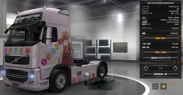 Volvo FH 2009 Toradora Skin