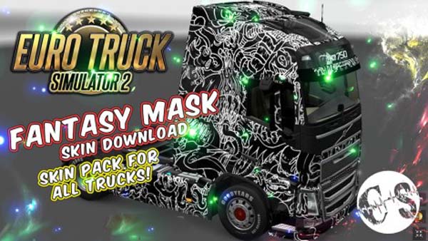 Fantasy Mask Skin Pack for All Trucks