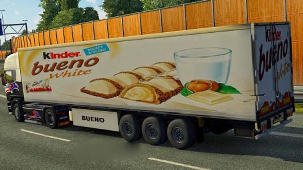 Kinder Bueno White Trailer