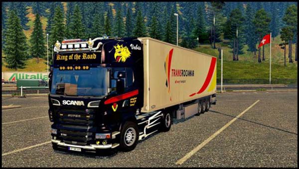 Scania R Black King Skin