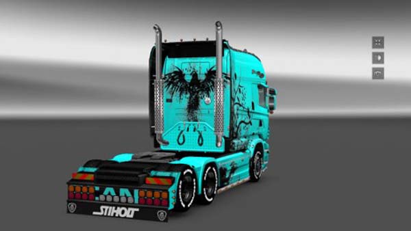 Scania RJL EXC Longline Abstrakt Skin 