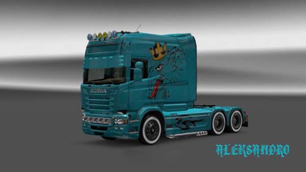 Scania RJL Orel V8 Skin