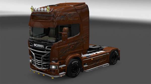 Scania Streamline Black Amber