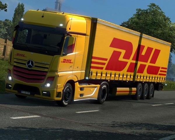 DHL skin for New Actros 2014