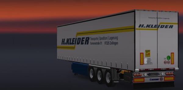 H.Kleider Transporte Trailer