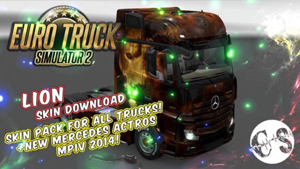 Lion Skin Pack for All Trucks