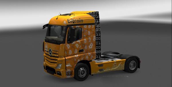 Mercedes Actros MP4 2014 Bitcoin Skin