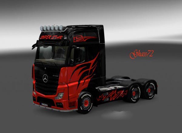 Mercedes Actros MPIV 2014 Super Star Skin