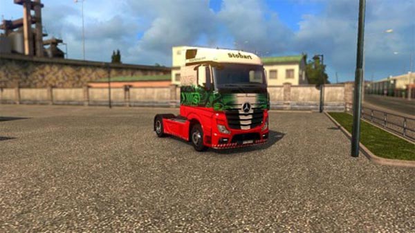 Mercedes-Benz Actros 2014 Stobart Skin