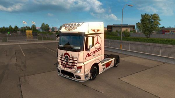 Mercedes Benz Actros 2014 Tribal Skin