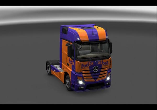 Mercedes New Actros FedEx Skin