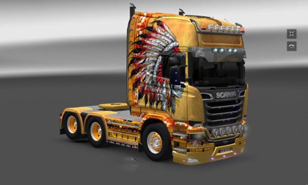 Scania R Skull Leader Skin