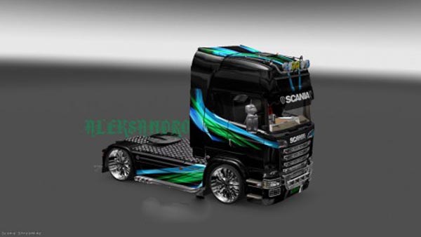 Scania Streamline Lines Skin v 2.0