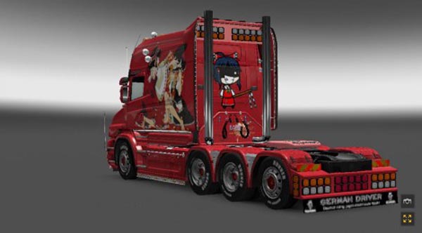 Scania T Reimu Hakurei Skin