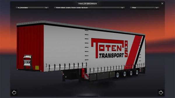 Toten Transport – Jumbo trailer