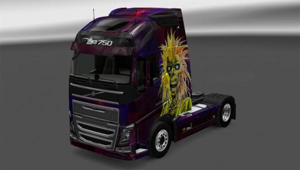 Volvo FH16 2012 BG4 Skin Iron Maiden