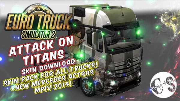 Attack on Titans Skin Pack for All Trucks