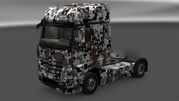 Camouflage for Mercedes Actros MP4