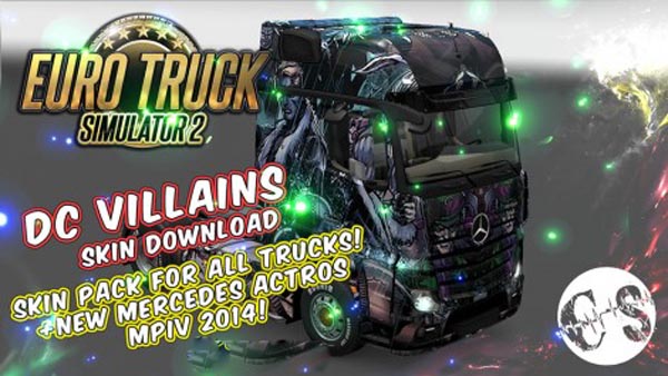 DC VIllains Skin Pack for All Trucks