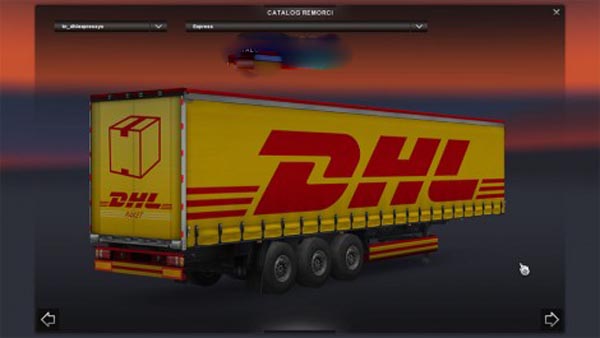 DHL trailer