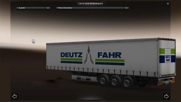 Deutz Fahr trailer