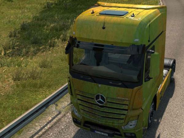 Green Grunge skin for Mercedes MP4