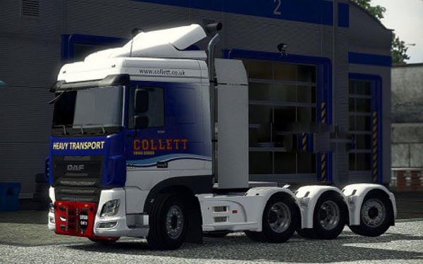 Heavy Haulage Chassis addon for DAF XF Euro 6