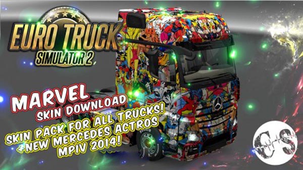 Marvel Universe Skin Pack for All Trucks