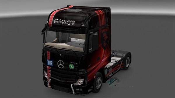 Mercedes Actros 2014 Ukrop Red Skin