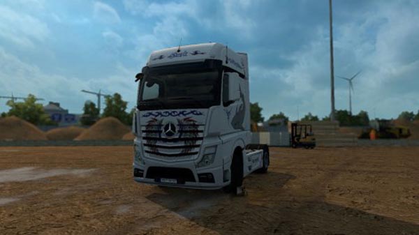 Mercedes Actros MP4 Mix Tribal Skin