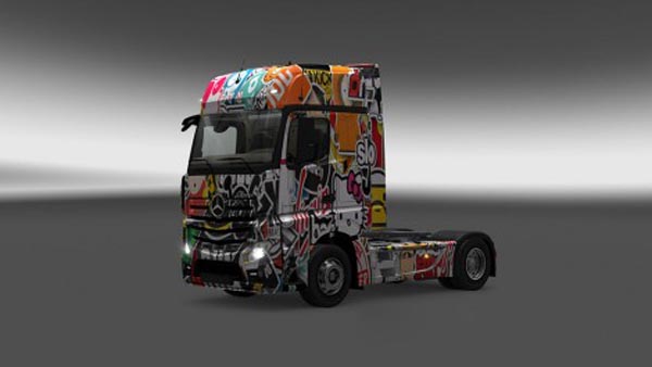 Mercedes Benz Actros MP4 Hellaflush Skin