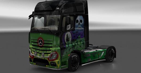 Mercedes MPIV 2014 Grave Digger Skin