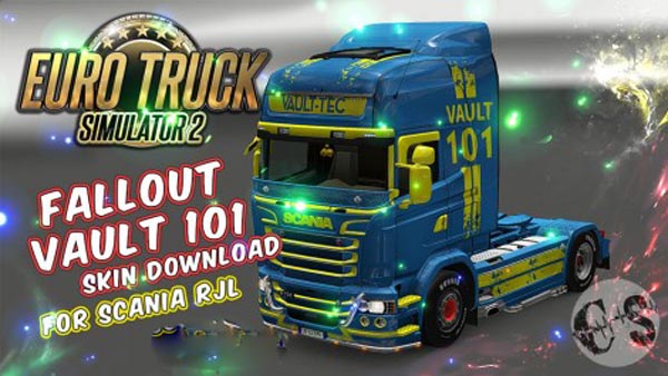 Scania RJL Fallout Vault 101 Skin