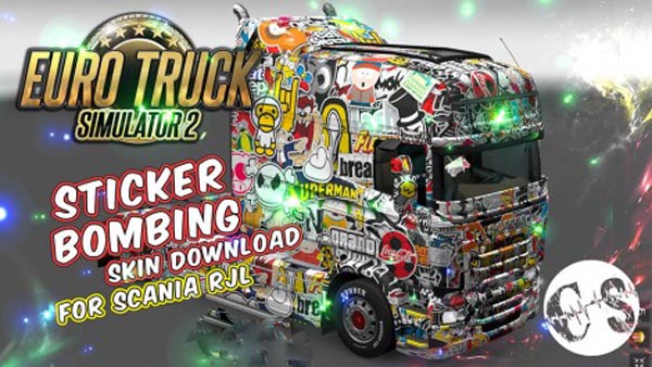 Skin Sticker Bombing for Scania RJL