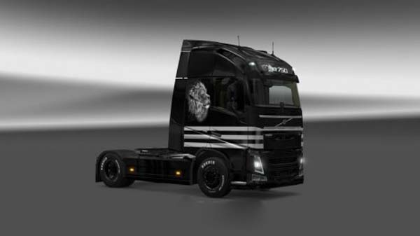 Volvo FH 2012 Black Lion Skin