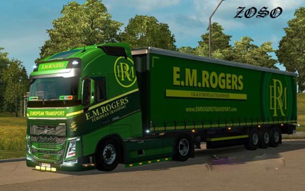 Volvo FH16 2013 Ohaha E.M.Rogers Skin