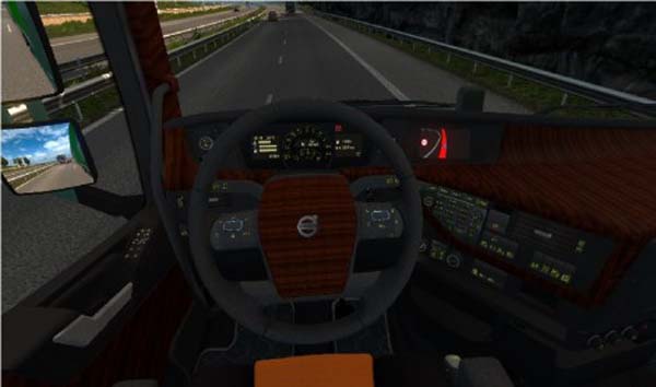 Volvo FH16 Gray Wooden Interior