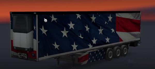 American Flag Trailer