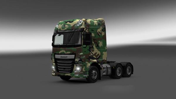 DAF XF Euro 6 Army 2 Skin