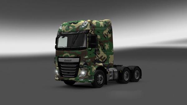 DAF XF Euro 6 Army 2 Skin