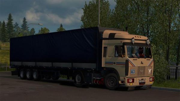 Maz 9758 trailer