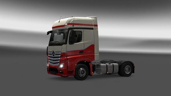 Mercedes Actros MP4 Redline Skin