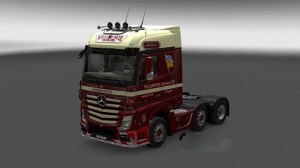 Mercedes Actros MP4 William Nicol Tankers Skin