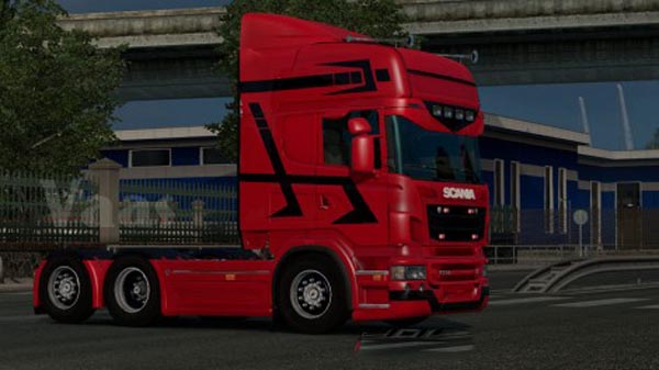 Scania GTM Black Fire Skin