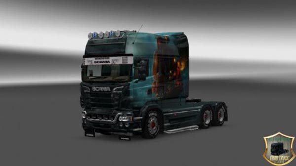 Scania RJL Longline EXE Ship Skin