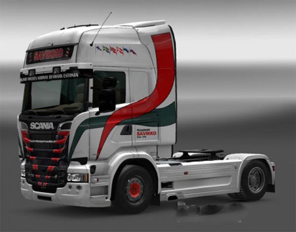 Scania RJL Transport Savikko Skin